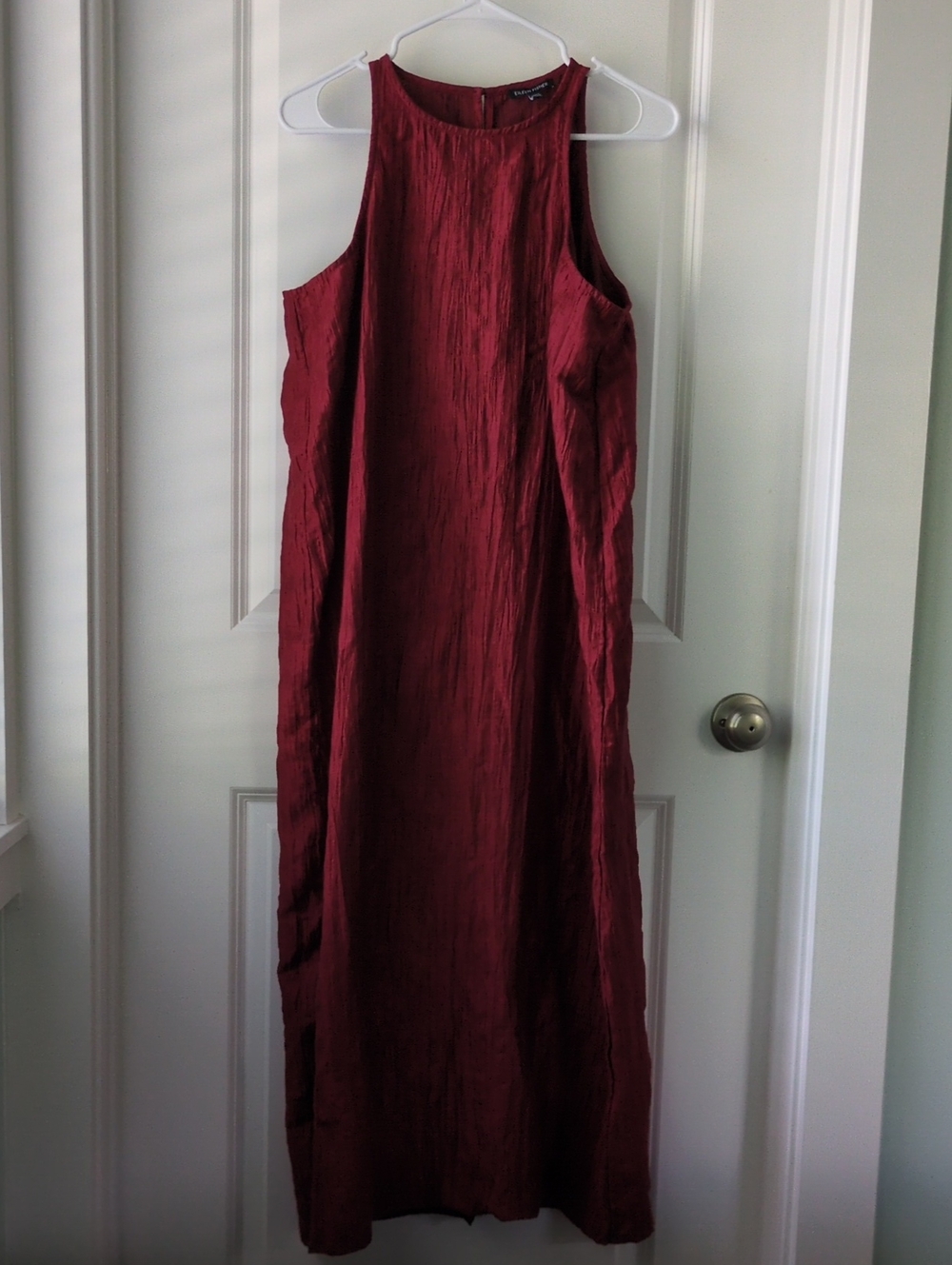 Eileen Fisher Red Halter Dress